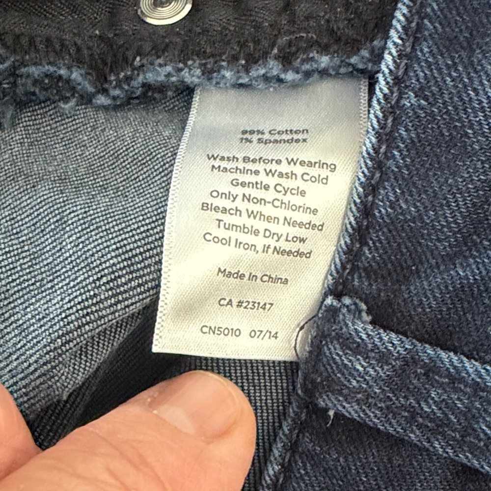 Talbots Women's Dark Blue Heritage Jeans - Picture 7 of 9